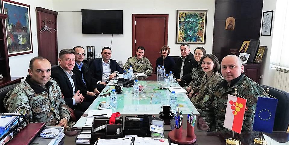Градоначалникот Јанчев се сретна со високи воени претставници на МО,ЦВО,АРМ и НАТО