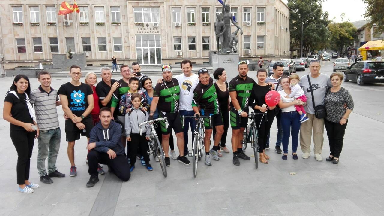 /Видео/ Велоспедистите се вратија дома -„Од срце за Тошe“