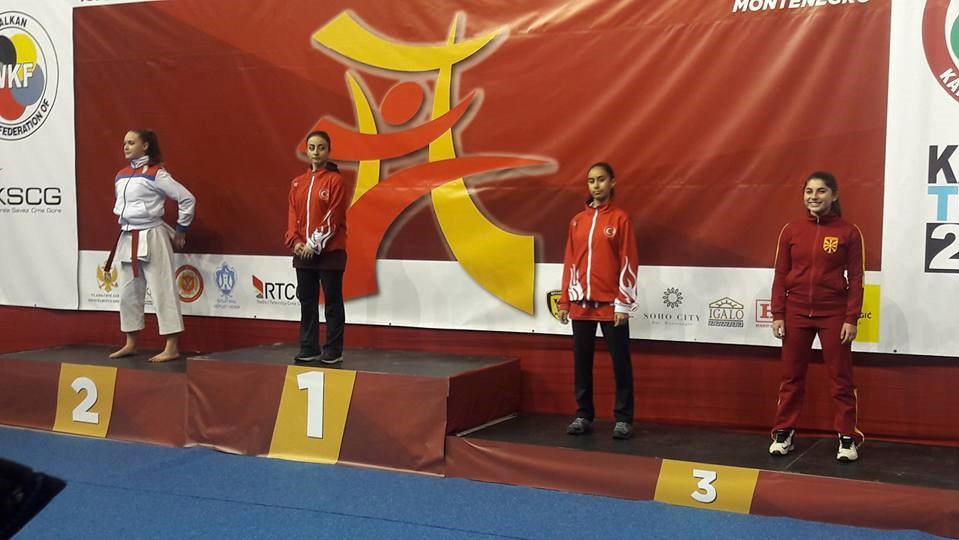Kaрате : Бронзен медал за Владанка Аврамова на Балканското првенство за кадети и јуниори