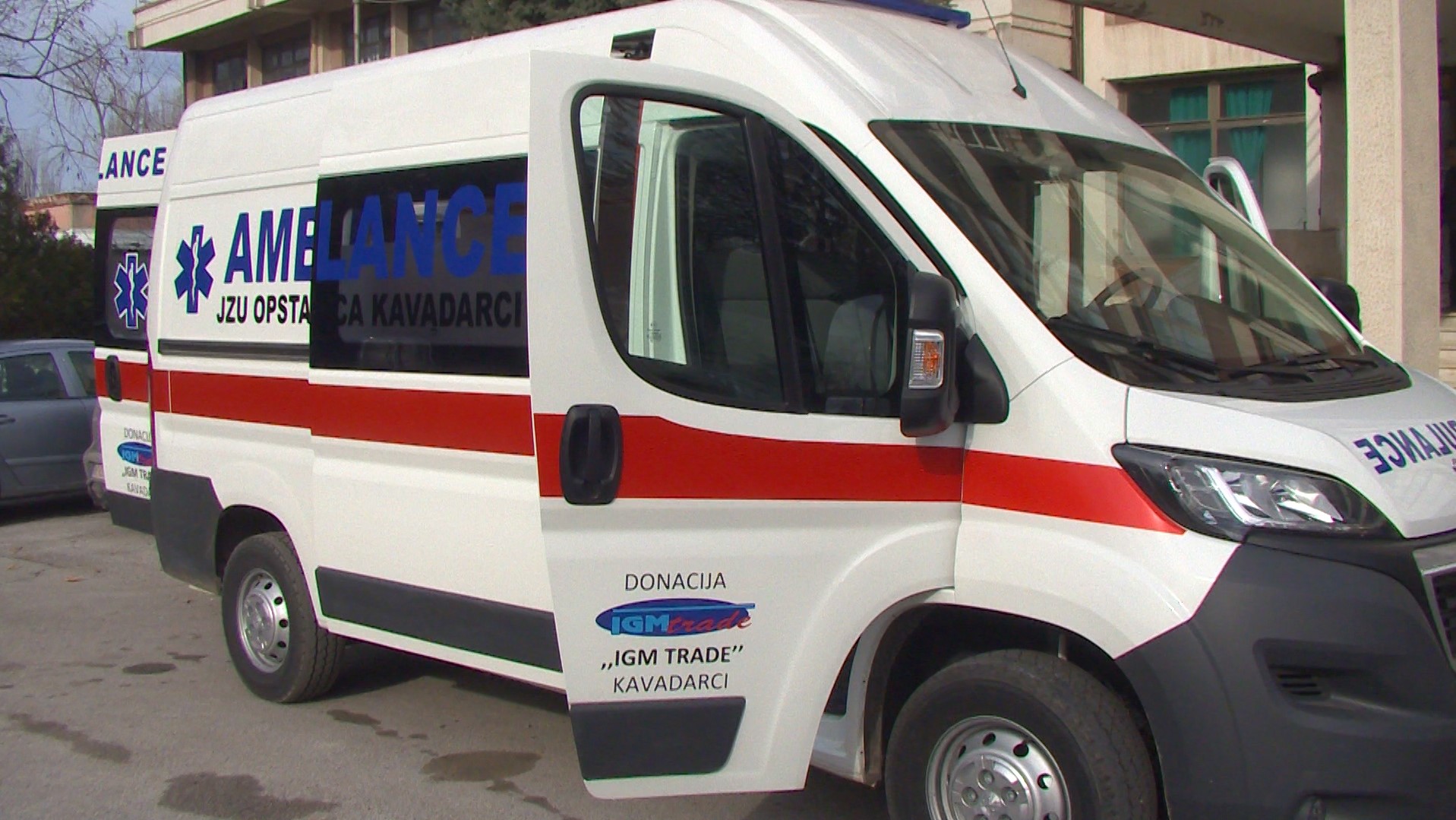 (Видео) Донација на ИГМ -ТРЕЈД- Ново санитетско возило за Општа Болница -Кавадарци