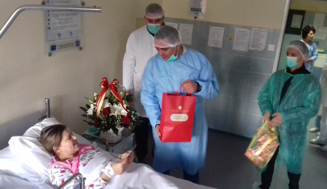 (Видео) Се роди првото бебе  во Општата болница Кавадарци во 2018 година