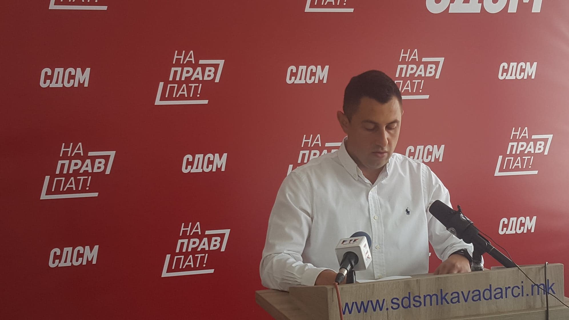 (Видео) Прсе на СДСМ Кавадарци/: Николов.„Со СДСМ  граѓаните се сигурни„